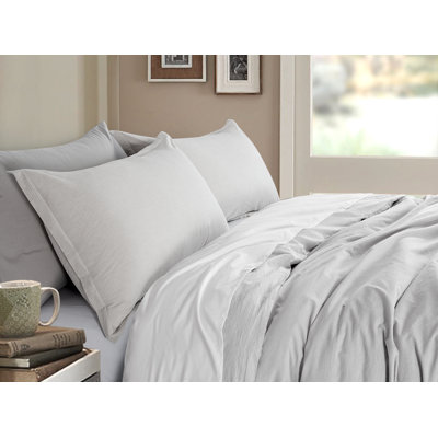 Cinder Pima Cotton Duvet Cover Set