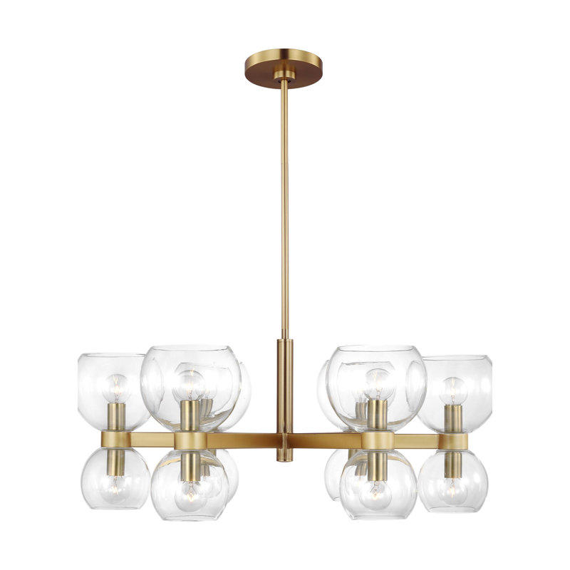 Londyn 12 - Light Chandelier, Clear