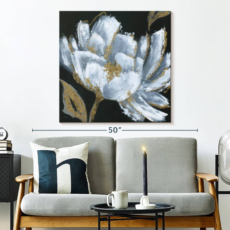 Midnight Bloom, 33" H x 33" W