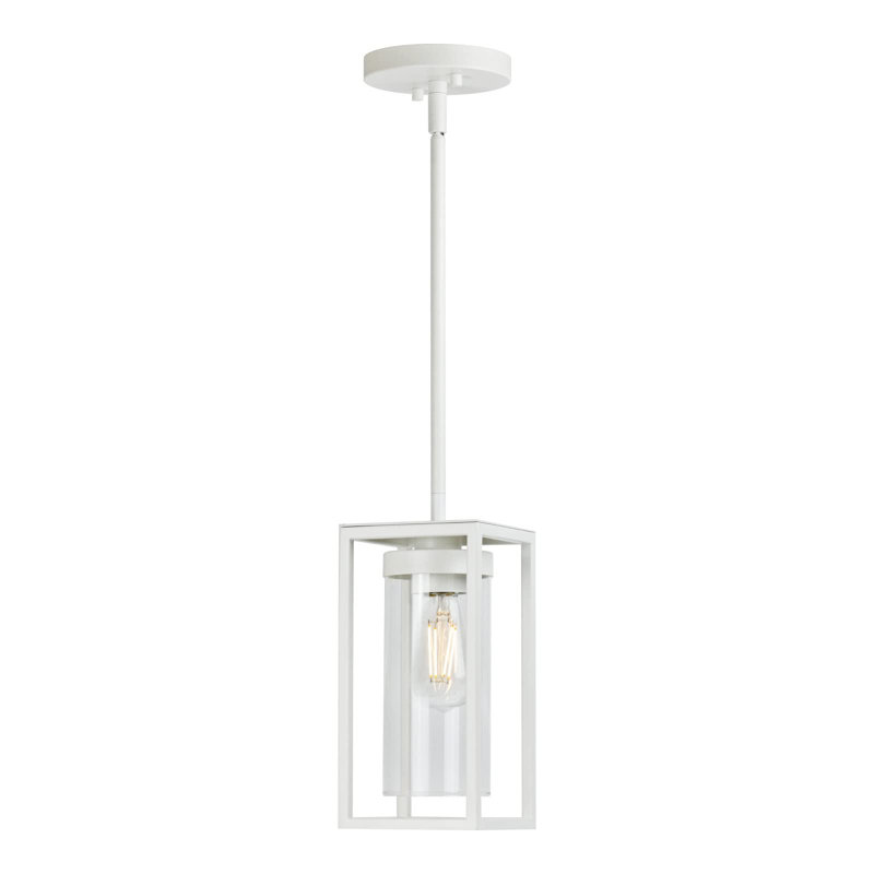 Mini-luminaire suspendu Frame DEL - Luminaire suspendu à hauteur réglable avec ampoule DEL à intensité variable Triac - Plafonnier à DEL à fixation en surface