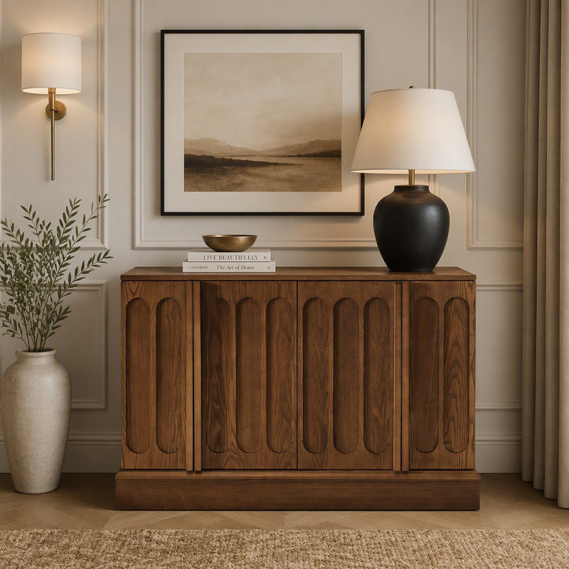 Armoire Mid-Century, Noyer