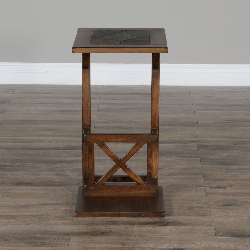 Felicia  End Table, Antique Charcoal