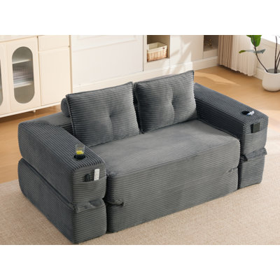 70.8'' Corduroy Sleeper Sofa
