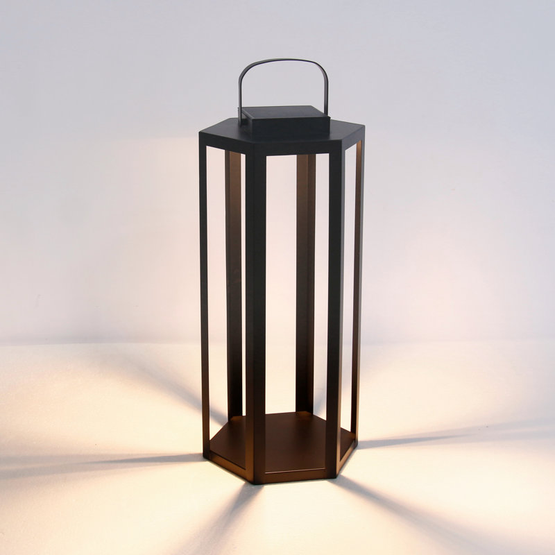JOYCE SOLAR LANTERN 24", 24", Black