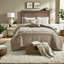 Ensembles de literie pour grand lit en faux suède de qualité supérieure, style chalet confortable pour la maison