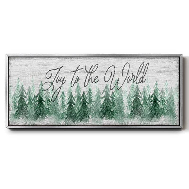 Joy to the World- Framed Canvas