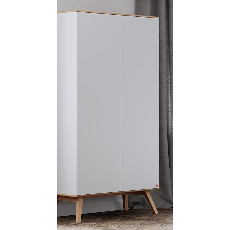 Horta 2 Door Wardrobe, White