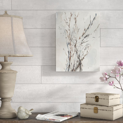 « aquarelle branches i », reproduction de peinture à l’aquarelle sur toile tendue