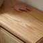 Banc en bois massif Burlywood