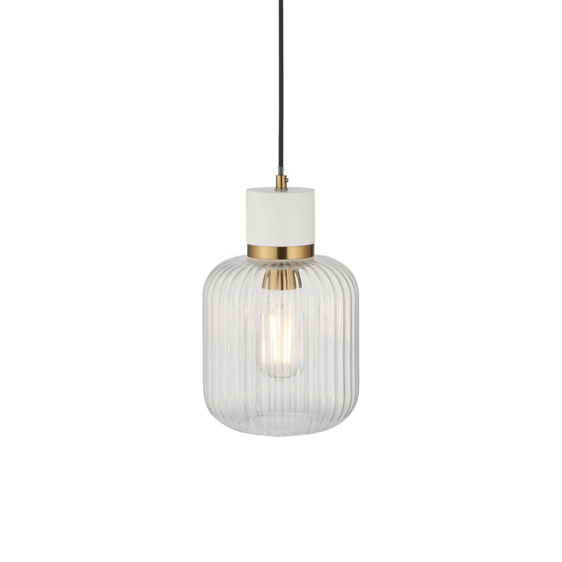 1 - Light Brass Pendant