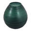 Vase de table décoratif en verre givré pour décoration intérieure intemporelle - Grand vase de style moderne pour centre de table et présentoir - 7,5 po, bleu-550657188