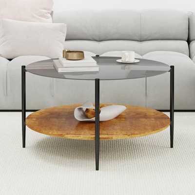 Table basse ronde de salon