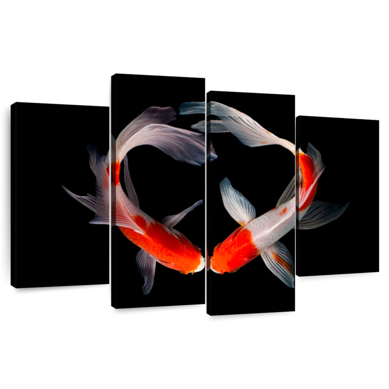 Brampt Koi Fish Love, 48'' H x 75'' W