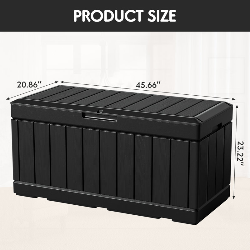 Medjidi Storage Bench, Black