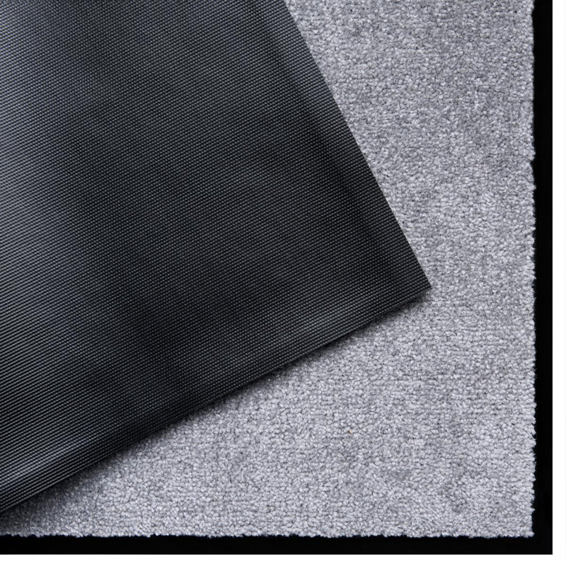 Boothe Doormat, Dirt Trapper Mat, Mat, Door Mat, Entrance, Silver, 0.7cm H x 40cm W x 60cm D
