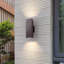 Applique murale d'extérieur 2 lumières H 11,97 po Alvisa, aluminium bronze huilé-855703241-861301087-1055977274