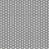 Gris / pois blancs / cadre en rotin naturel