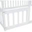 Wood House-Shaped Floor Bed with Fence, Guardrails-134319859-134319858