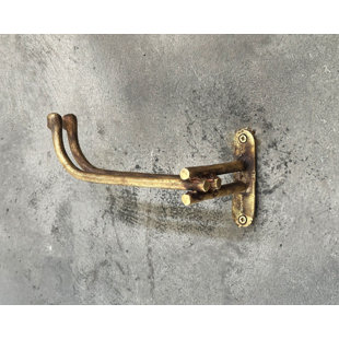 Porte-papier hygiénique mural en laiton antique