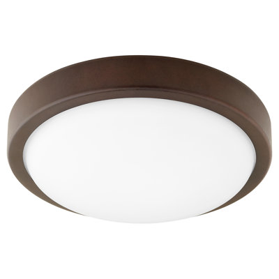 8.75 in. 1 - Light Frosted LED Ceiling Fan Light Kit
