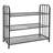 3-Tier Metal Shoe Rack Organizer With Handrails,  Carbon Steel Storage Shelf-796815679