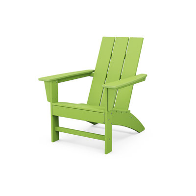 POLYWOOD X Sol 72 Jamarion Adirondack Chair in Lime