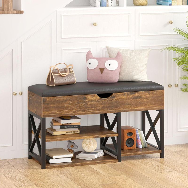 3-Tier Shoe Bench, Vintage