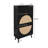 Rattan 2-door Shoe Cabinet With Drawer – Double Layer Entryway Organizer With Pine Wood Legs, Black