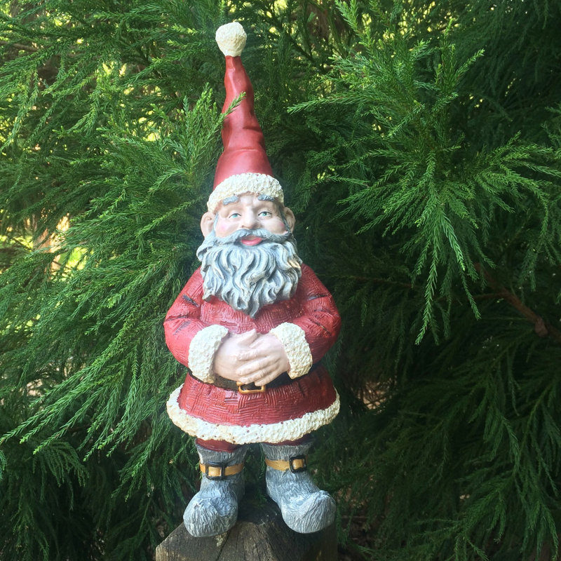 Statue de père Noël gnome Nowaday