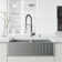 Edison 19 H 1-handle Pull-Down 2-Function Sprayer Kitchen Faucet and Soap Dispenser