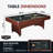 Bristol 7' Pool Table