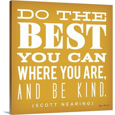'Do the Best' by Ryan Fowler Textual Art