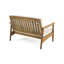 Ensemble de conversation en bois pour patio avec coussin-124920082-124920085