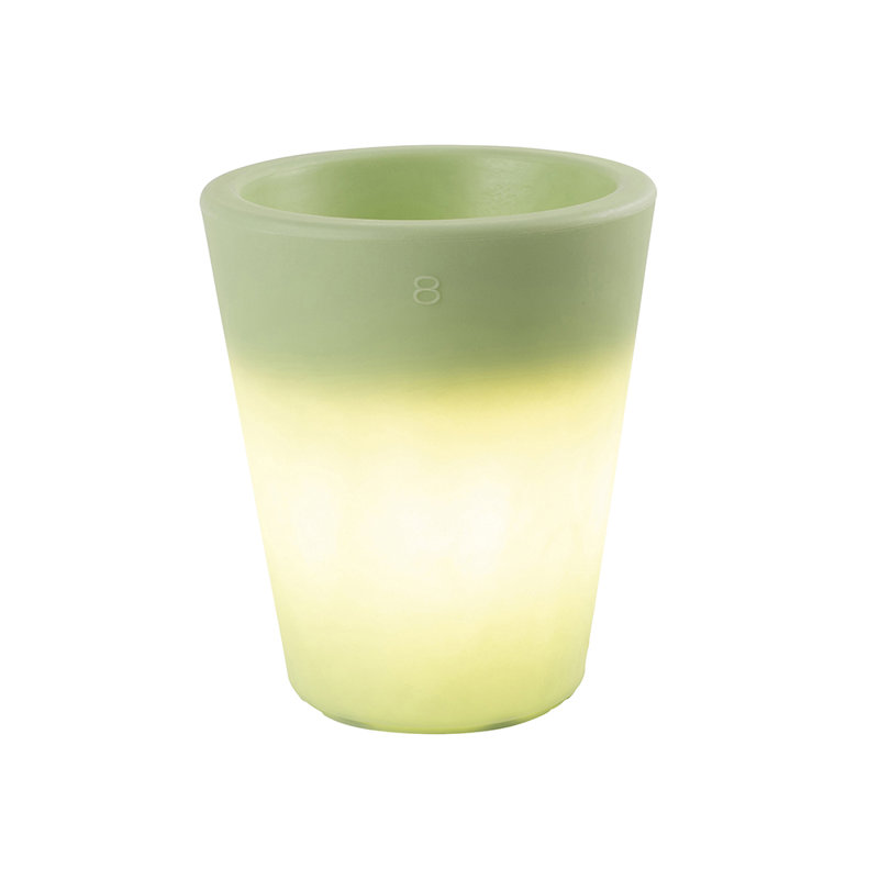 Vita Pot Planter, 39cm H x 34cm W x 34cm D, Mint