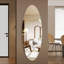 Miroir ovale 65 "x 24", transparent, incassable, pour la maison et le salon-129975733