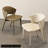 White Solid back side Chair(Set of 2)