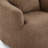 38.2" 360° Swivel Barrel Chair, Upholstered Accent Chair With Included Throw Pillow-1693753563
