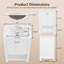 Ensemble de meuble-lavabo simple 24 po avec comptoir en céramique Monolithe, assemblage requis