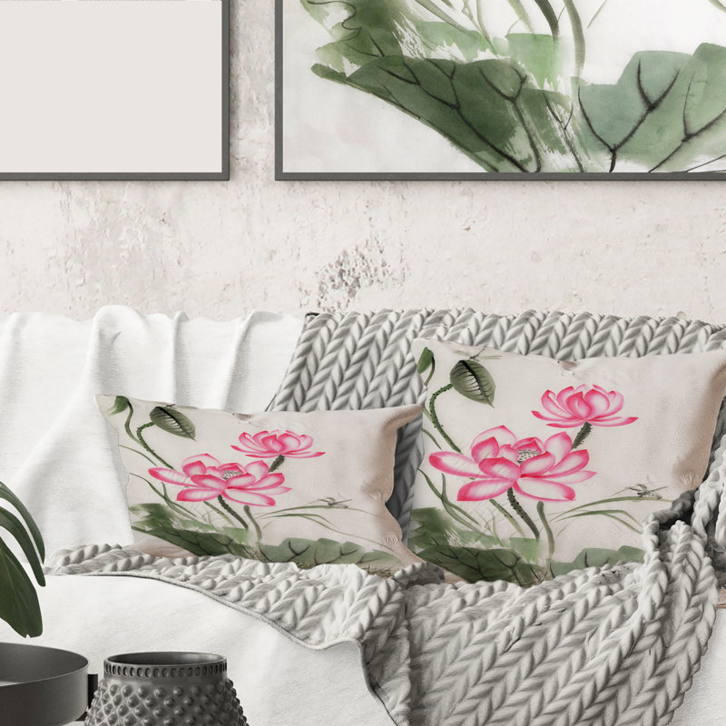 Floral Throw Pillow