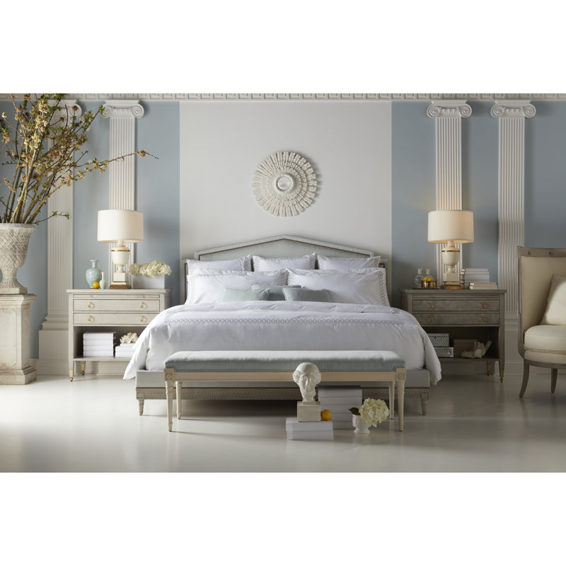 Theo Upholstered Bench, F1382-Cloud