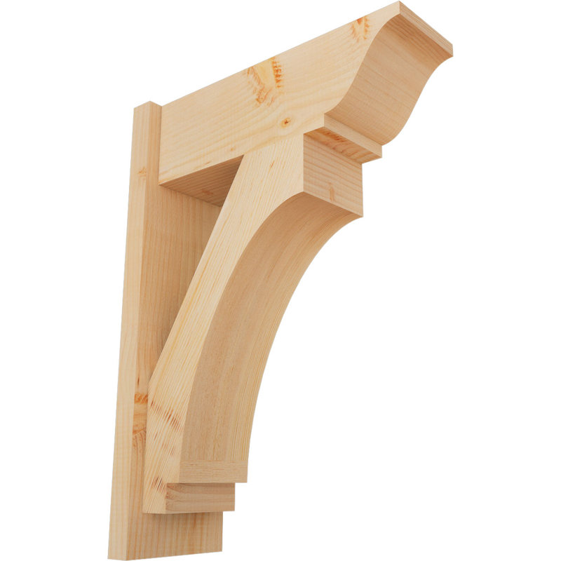 Persienne impériale traditionnelle, P 20 po x H 28 po, Sapin Douglas de 7 1/2 po (lisse)