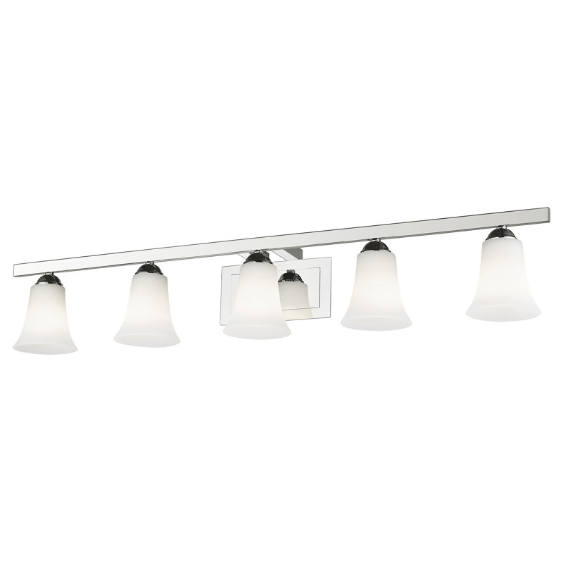 Bullis 5 - Light Dimmable Vanity Light, Polished Chrome