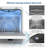 RAYS Countertop Dishwasher with Adjustable Rack White Stainless Steel