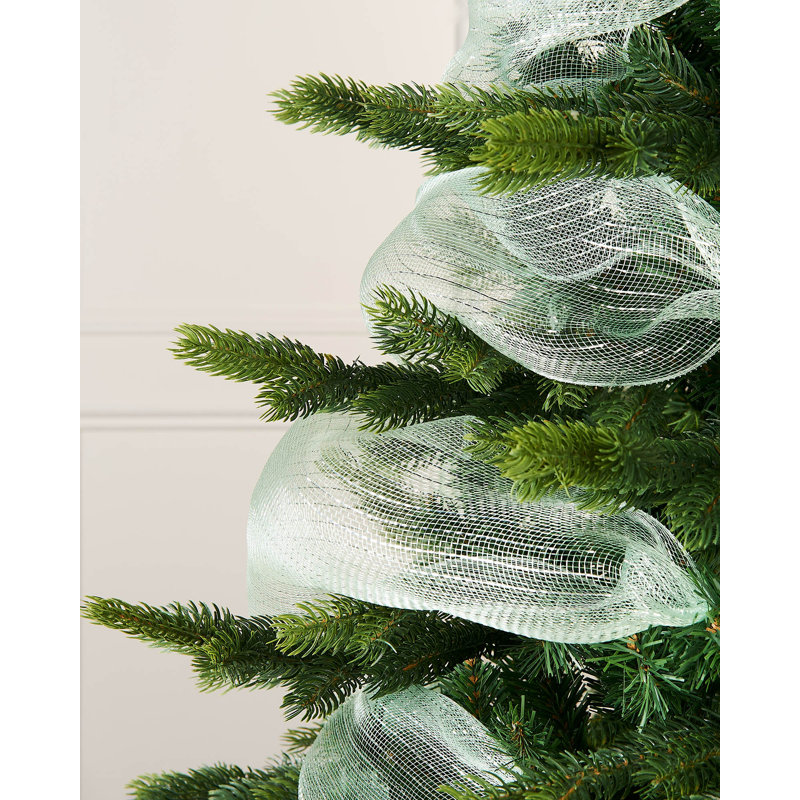 Mint Green Mesh with Foil