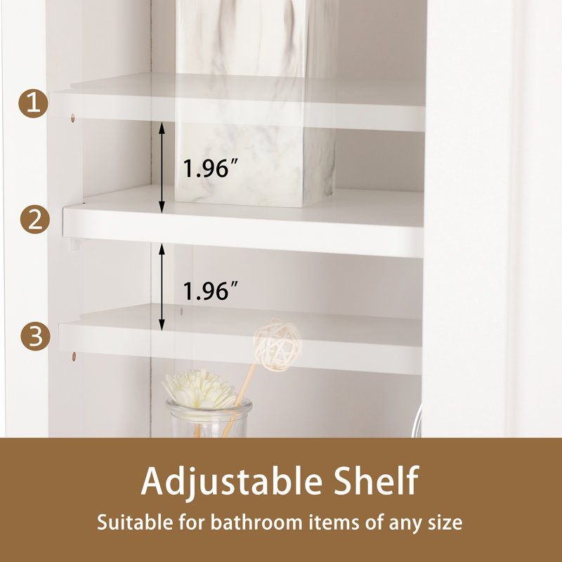 Kolsten Freestanding Over The Toilet Storage