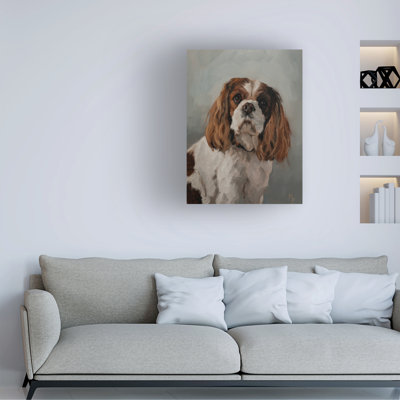 Wrapped Canvas Wall Art - Marian Parsons  'Pet Portrait Studies I' Wall Art for Living Room, Bedroom, or Office Décor  - 14x19