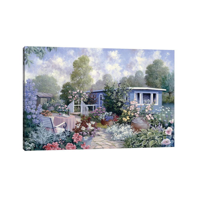 Houseboat by Peter Motz - Wrapped Canvas Gallery-Wrapped Canvas Giclée, 66.04 cm H x 45.72 cm W x 1.91 cm D