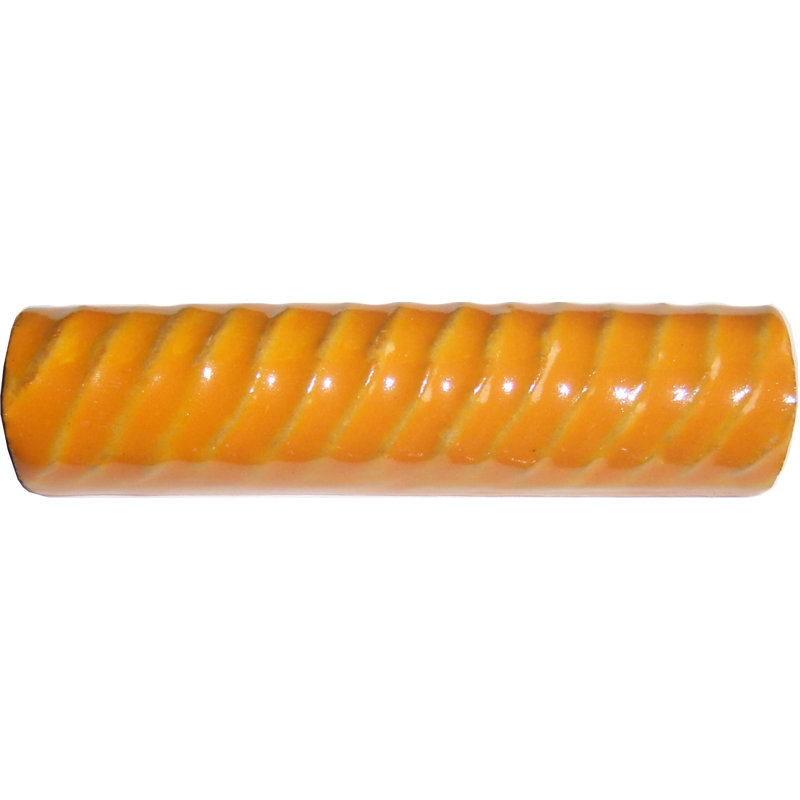 1" 5pcs TalaMex Mexican Talavera Clay Rope, 1" W x 4" L, Yellow