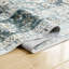 Tapis oriental rectangulaire en polyester lavable à la machine en vert / brun Southstoke-2083152690