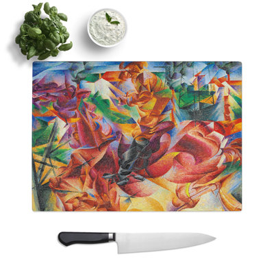 Elasticity by Umberto Boccioni Chopping Board